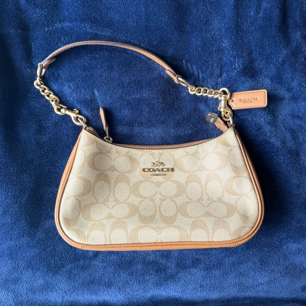 Coach Teri Shoulder Bag in Tan